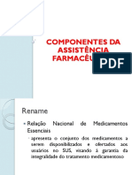 Aula Componentes Da Assistência Farmacêutica