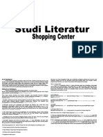 Studi Literatur Shopping Center