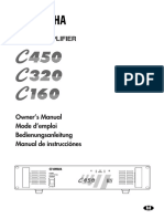 Power Amplifier: Owner's Manual Mode D'emploi Bedienungsanleitung Manual de Instrucciónes