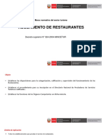 Formalizacion de Restaurantes