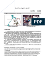 Rural Water Supply Project (IV) : 1. Project Profile and Japan's ODA Loan