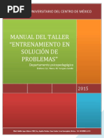 Manual Entrenamiento en Solución de Problemas