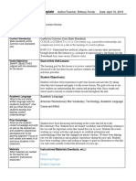 Social Studies Lesson Observation 8