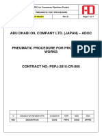 Pnumatic Test Procedure R0