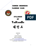 Syllabus of Taekwondo PDF