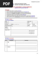 Pre-Viva - Thesis Submission Form