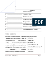 Unit 6 - Handout 1: Complete The Jobs