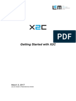 Getting Started With X2C: March 3, 2017