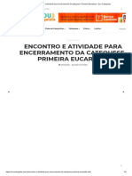 Encontro e Atividade para Encerramento Da Catequese - Primeira Eucaristia - Sou Catequista