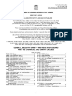 General Industry Safety and Health Standard Part 18. Overhead and Gantry Cranes