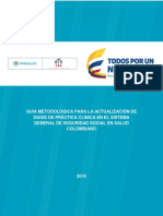 Guia Metodologica para La Elaboracion de Guias de Practica Clinica Actualizacion 2016 MPS e IETS PDF