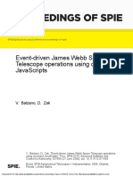 Event-Driven James Webb Space Telescope Operations Using On-Board JavaScripts