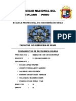 Practica N°2 - Fundamentos de Topografia Minera