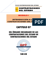 Modulo 01 - Titulo 07 Del Organo Encargado de Las Contrataciones Del Estado