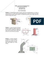 Homework #8: CEE212 - Structural and Solid Mechanics Winter Semester 2014-2015