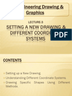 Civil Engineering Drawing & Graphics: Setting A New Drawing & Different Coordinate Systems