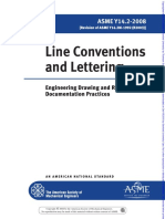 Line Conventions and Lettering: ASME Y14.2-2008