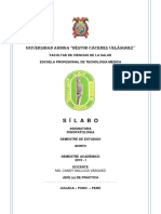 Silabo 2019 - Fisiopatologia