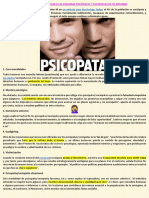 6 Señales para Identificar A Las Personas Psicópatas y Sociópatas de Tu Entorno