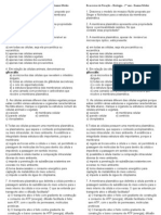 Exercícios de Fixação1° Ano