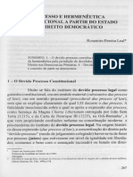 Rosemiro Pereira Leal - Processo e Hermenêutica Constitucional - Artigo PDF