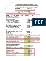 Output: Pile Cap Beam Calculation For Most Critical Zone 1