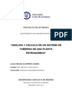 Calculos de Tuberia en Planta Quimica PDF