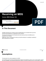 Receiving An MDS: Version: IMDS Release 10.0