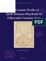 The Cosmic Perils of Qadi Husayn Maybudi in Fifteenth Century Iran by Alexandra Dunietz PDF