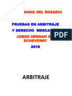 Pruebas en Arbitraje y Derecho Comercial