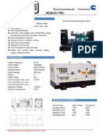 Catalogo Planta Cummins Accc-75c