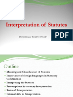 Interpetation of Statutes - Slide 02