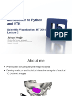 Introduction To Python and VTK: Scientific Visualization, HT 2014