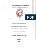 INFORME N°2 - Determinación de Parámetros Geomorfológicos de Una Cuenca Hidrográfica