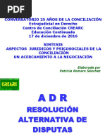 Conversatorio 25 Años de La Conciliación en Colombia