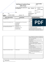 JHA Formation Preparation or Leveling.