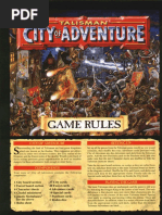 Talisman 3rd Edition - City of Adventure - Rules