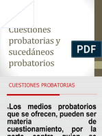 11 Cuestiones Probatorias y Sucedaneos Probatorioss