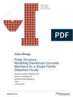 Modelling Analysis & Design of A Single Storey Building Using Protastructures