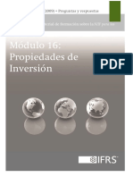 Módulo 16: Propiedades de Inversión: Fundación IFRS: Material de Formación Sobre La