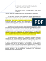 Investigacion Alternativa Por Una Distincion Entre Posturas Epistemologicas y No Entre Metodos - Pablo Paramo & Gabriel Otalvaro