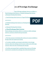 Main Types of Foreign Exchange Rates