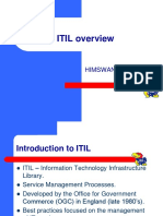 ITIL Overview: Himswan Team