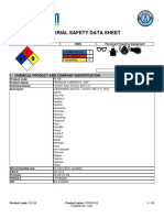 Material Safety Data Sheet: 1. Chemical Product and Company Identification