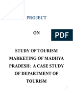 FINAL Project Tourism Marketing of Madhya Pradesh