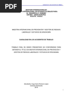 Tesis Causalidad de Los Accidentes de Trabajo 2018 Unesco