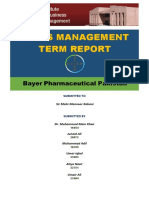 Sales Management Term Report: Sir Malic Mansoor Kabani