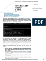 Manual de Hiren's Boot CD - Ferramentas Reparar Computadores para Portugal Digital