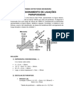 Madeira - Ligações Parafusadas - Exercícios