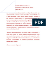 Texto para La Promesa de Lealtad A Las Constituciones Nacional y Provincial Según Resolución N